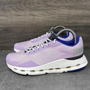 On Cloudnova Running Shoes Womens Size 7.5 Purple Athletic Sneakers
